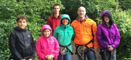 wet tree surfers family